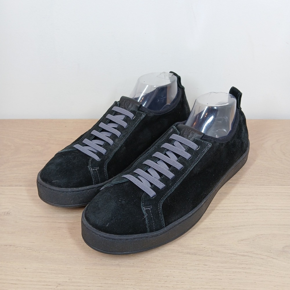 Martin Dingman Sneaker Men 8M Black Suede Lace Up Low Top Streetwear Casual